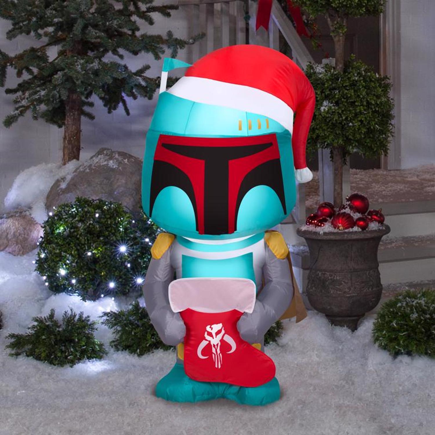 Gemmy Airblown LED Star Wars 3.5 ft. Boba Fett Inflatable