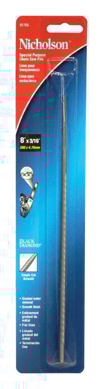 Crescent Nicholson 8 in. L X 3/16 in. W High Carbon Steel File 1 pc