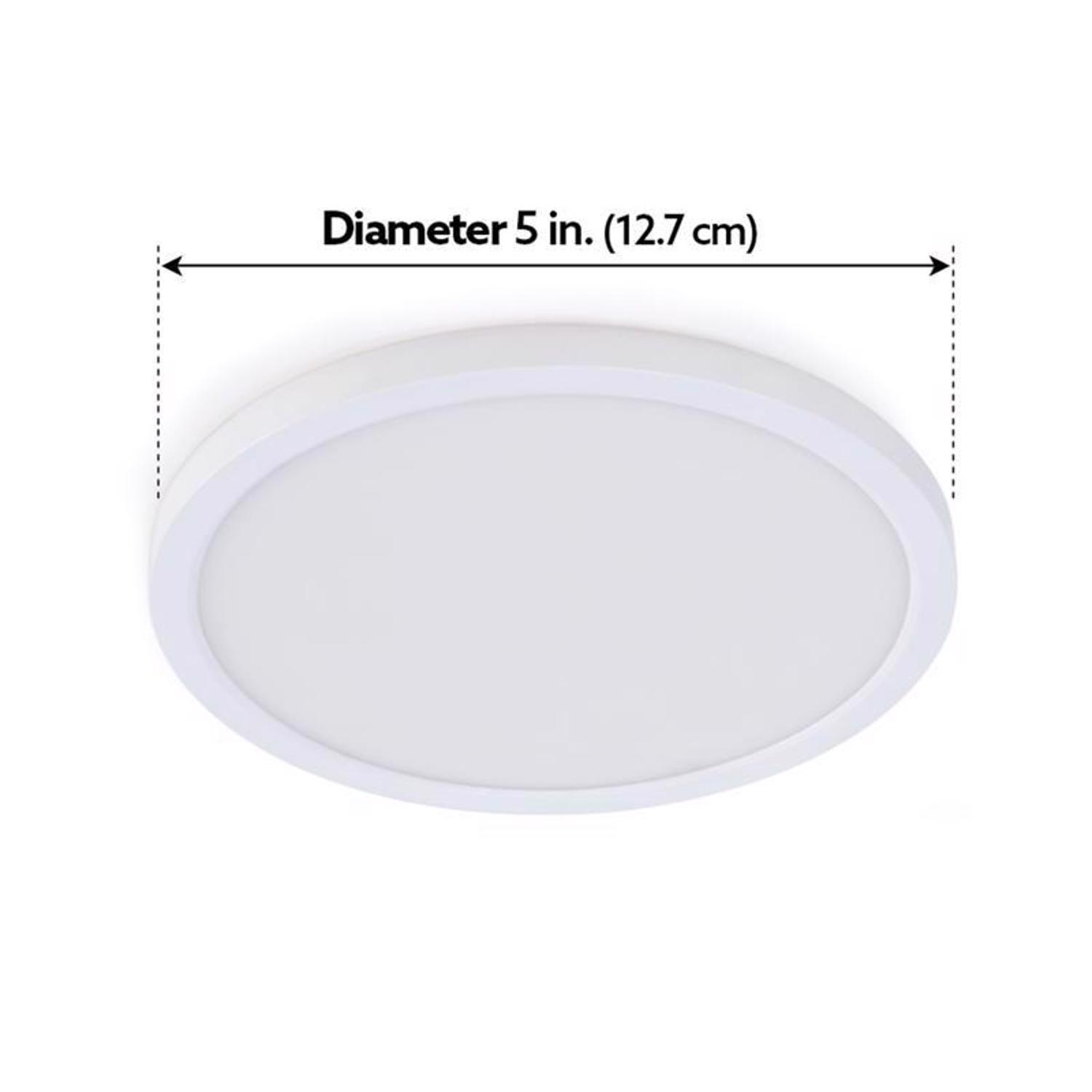 Feit EDGELIT Frost White 4 in. W Aluminum LED Retrofit Recessed Lighting 6.5 W