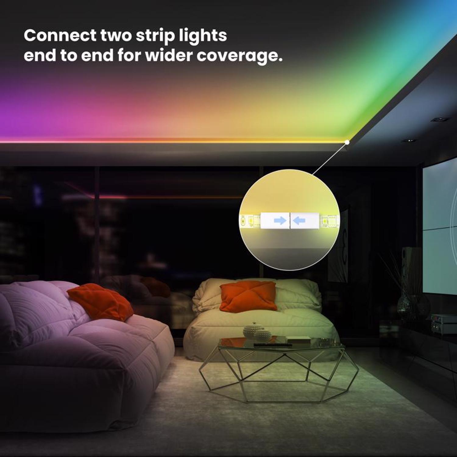 Feit 16 ft. L Color Changing Plug-In LED Tape Light 1 pk