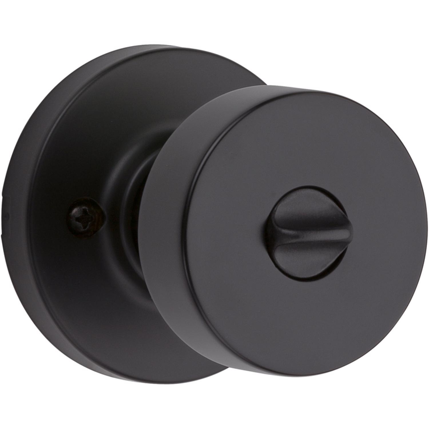 Kwikset Signature Series Pismo Matte Black Knob