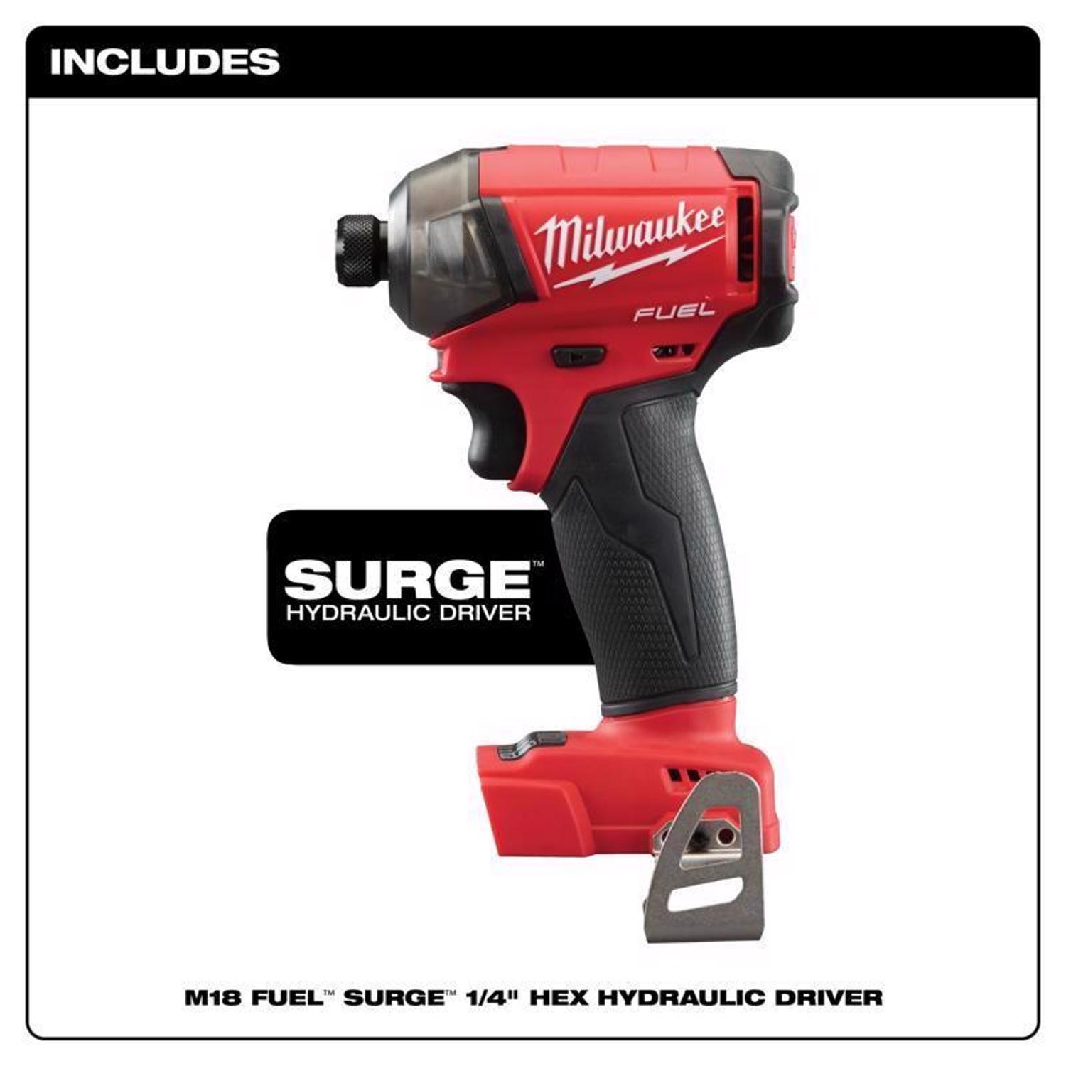 Milwaukee M18 FUEL SURGE 1/4 in. Cordless Brushless Hydraulic Impact Driver Tool Only