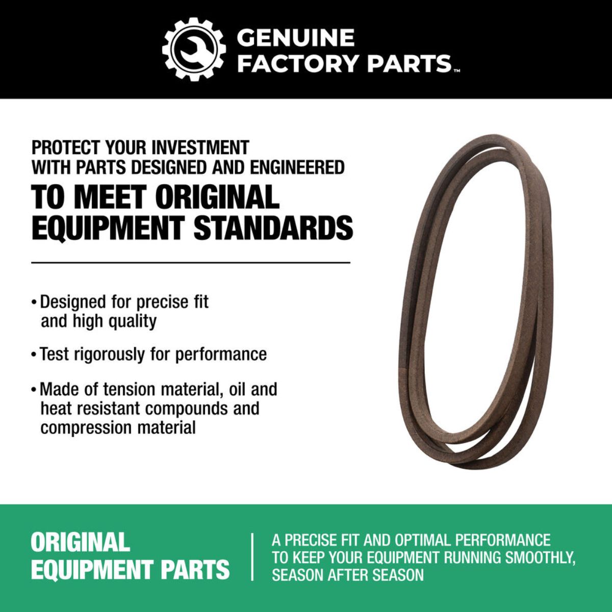 Genuine Factory Parts Riding Mower 54-in. Deck Belt