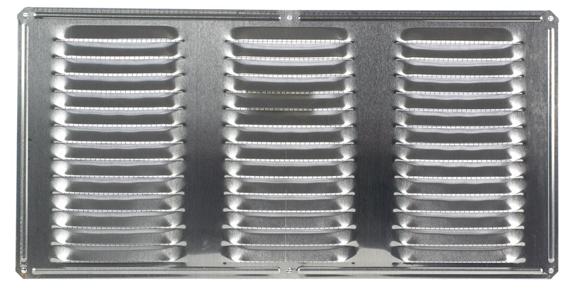 Air Vent Undereave Vent 16in. x 8in. 56 Sq." 15in. x 7in. Aluminum Mill