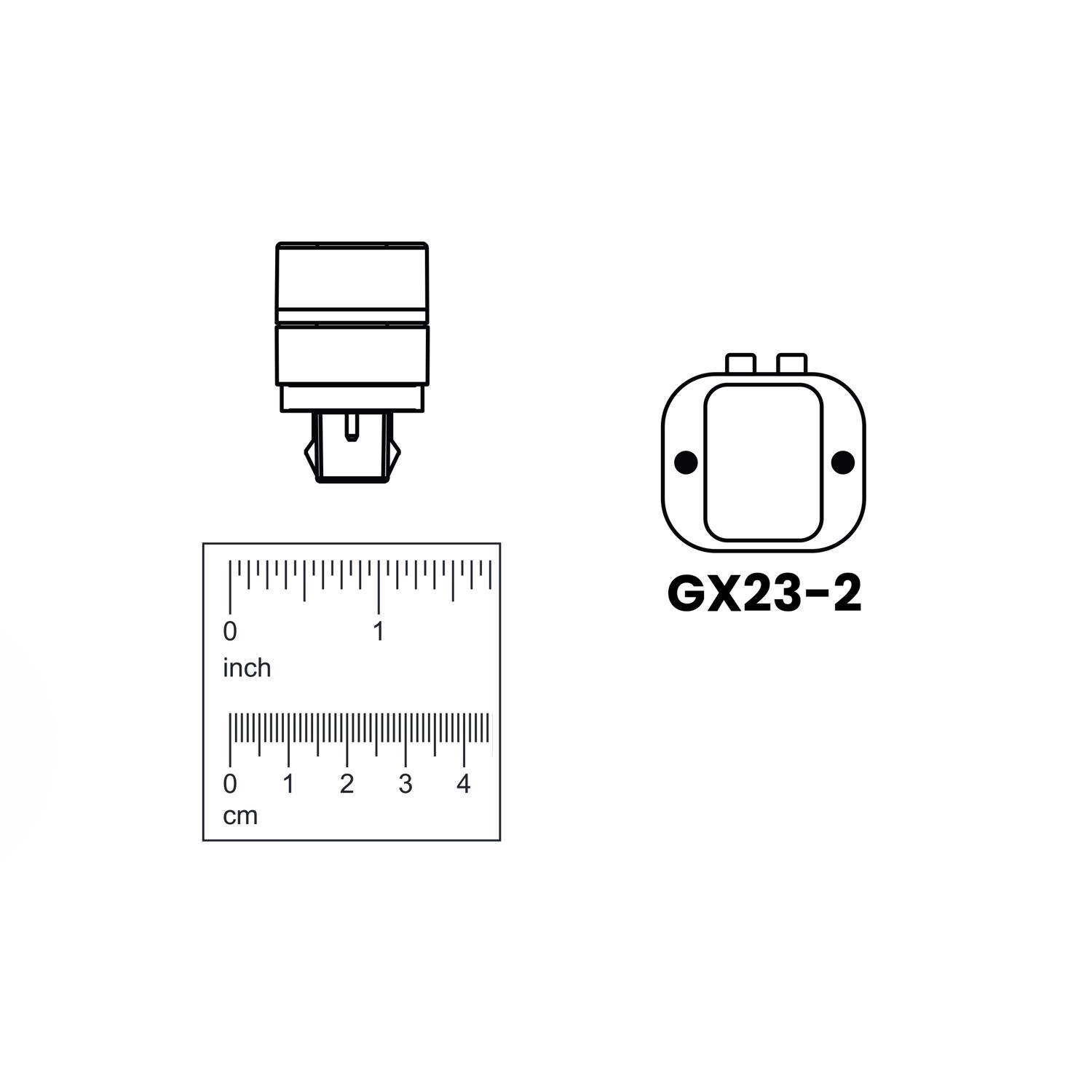 Feit LED Linear PL GX23-2 LED Bulb Cool White 13 Watt Equivalence 1 pk