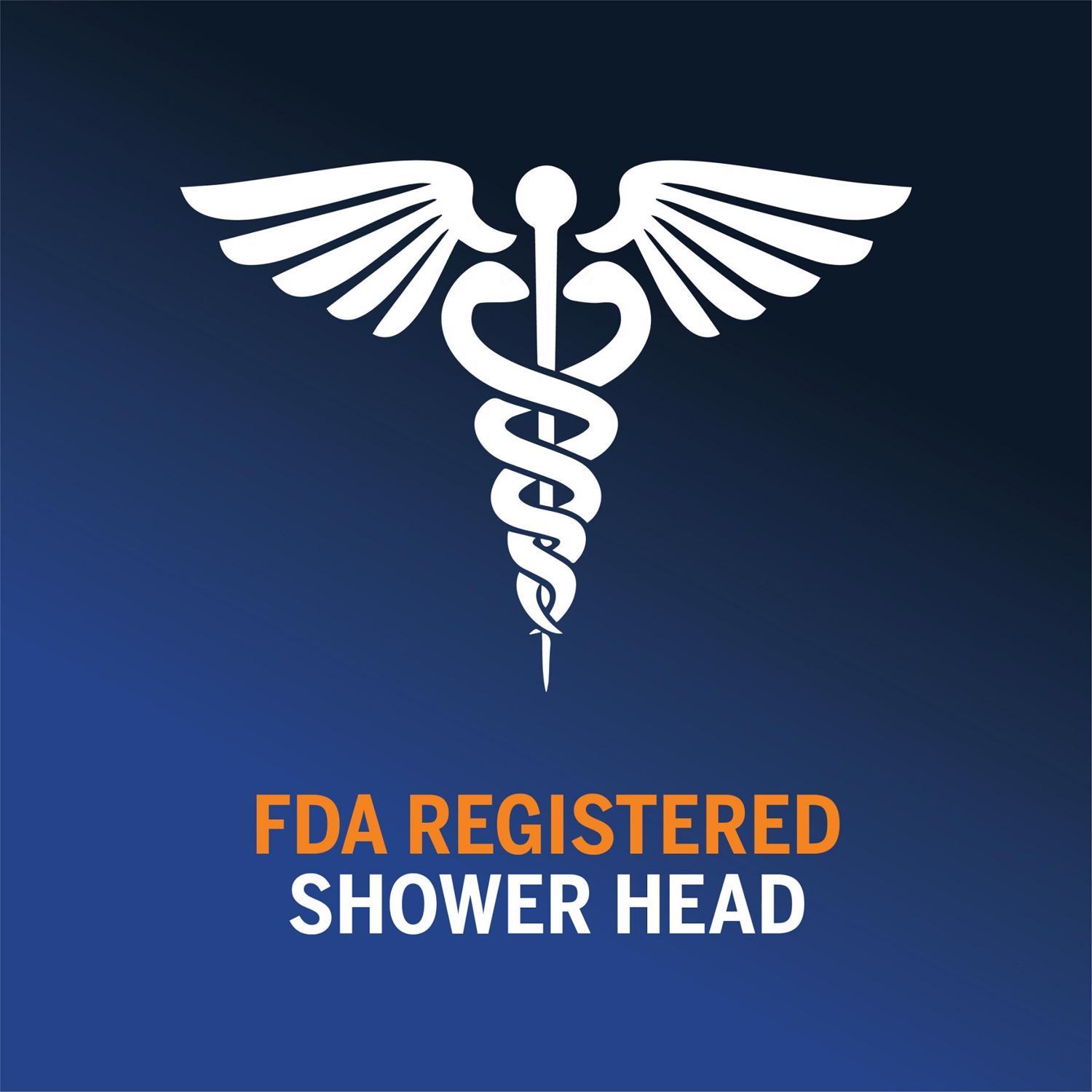 Waterpik PowerPulse Chrome Six settings Handheld Showerhead 1.8 gpm