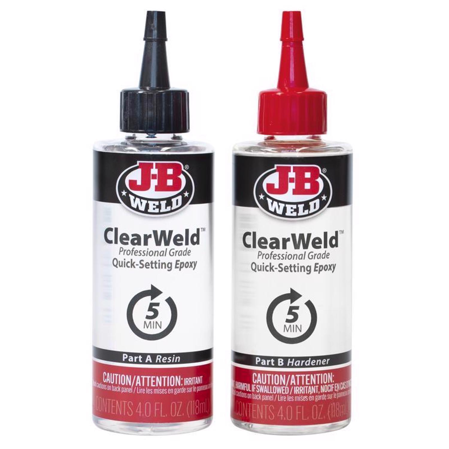 J-B Weld Clear Weld High Strength Clear Epoxy 8 oz