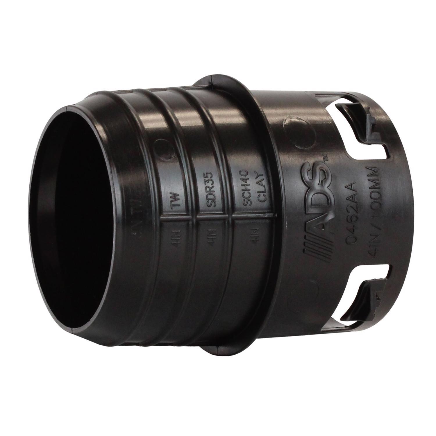 Advance Drainage Systems 4 in. Slip X 3 in. D Slip Polyethylene 5 in. Corrugated-to-Clay Pipe Adapte