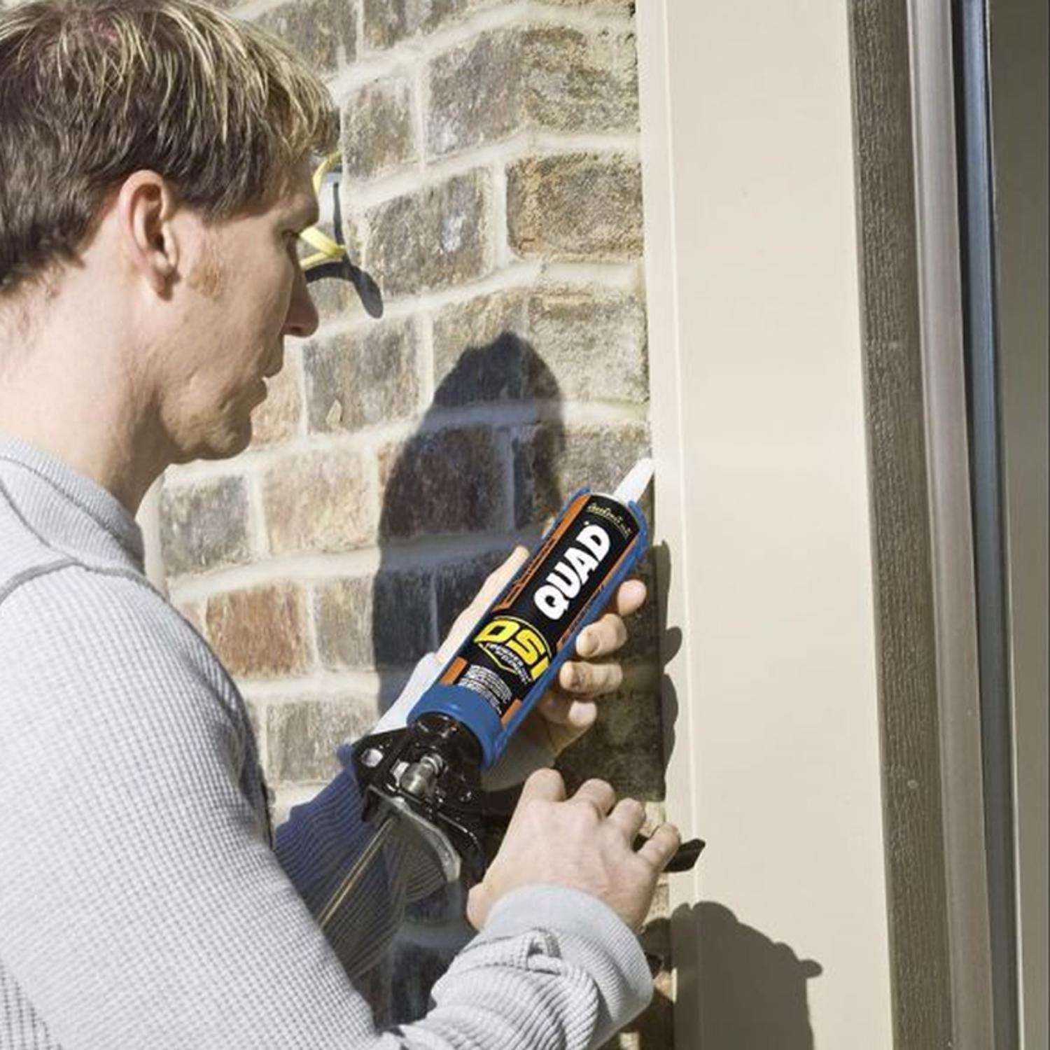 OSI QUAD Matte Clear Elastomeric Sealant 10 oz