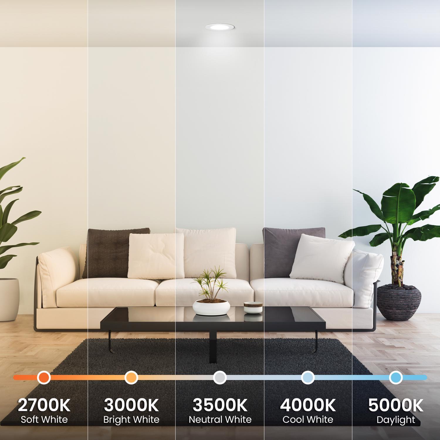 Feit Enhance White 7.5 in. W Aluminum LED Dimmable Recessed Downlight 14.3 W