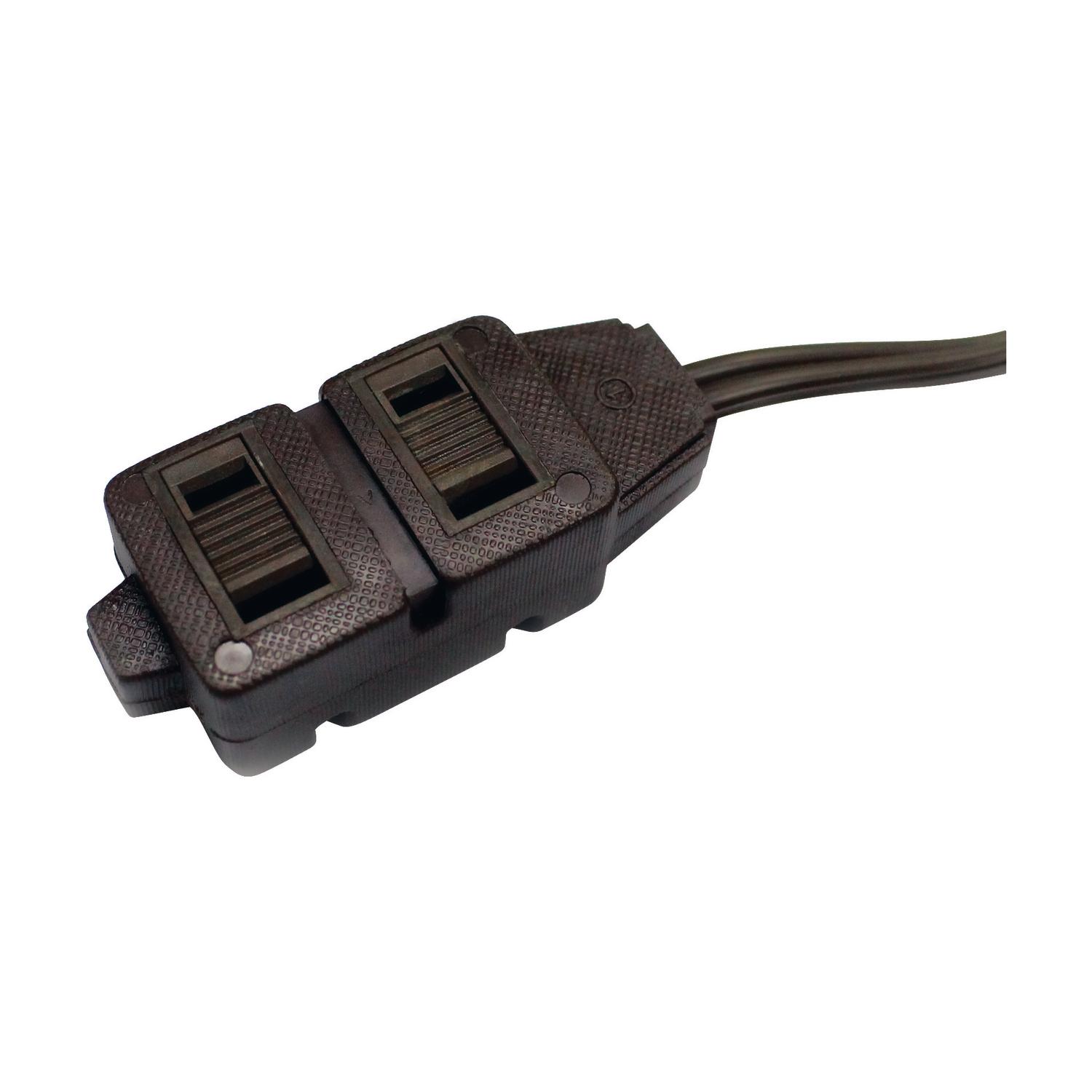 Ace Indoor 12 ft. L Brown Extension Cord 16/2 SPT-2
