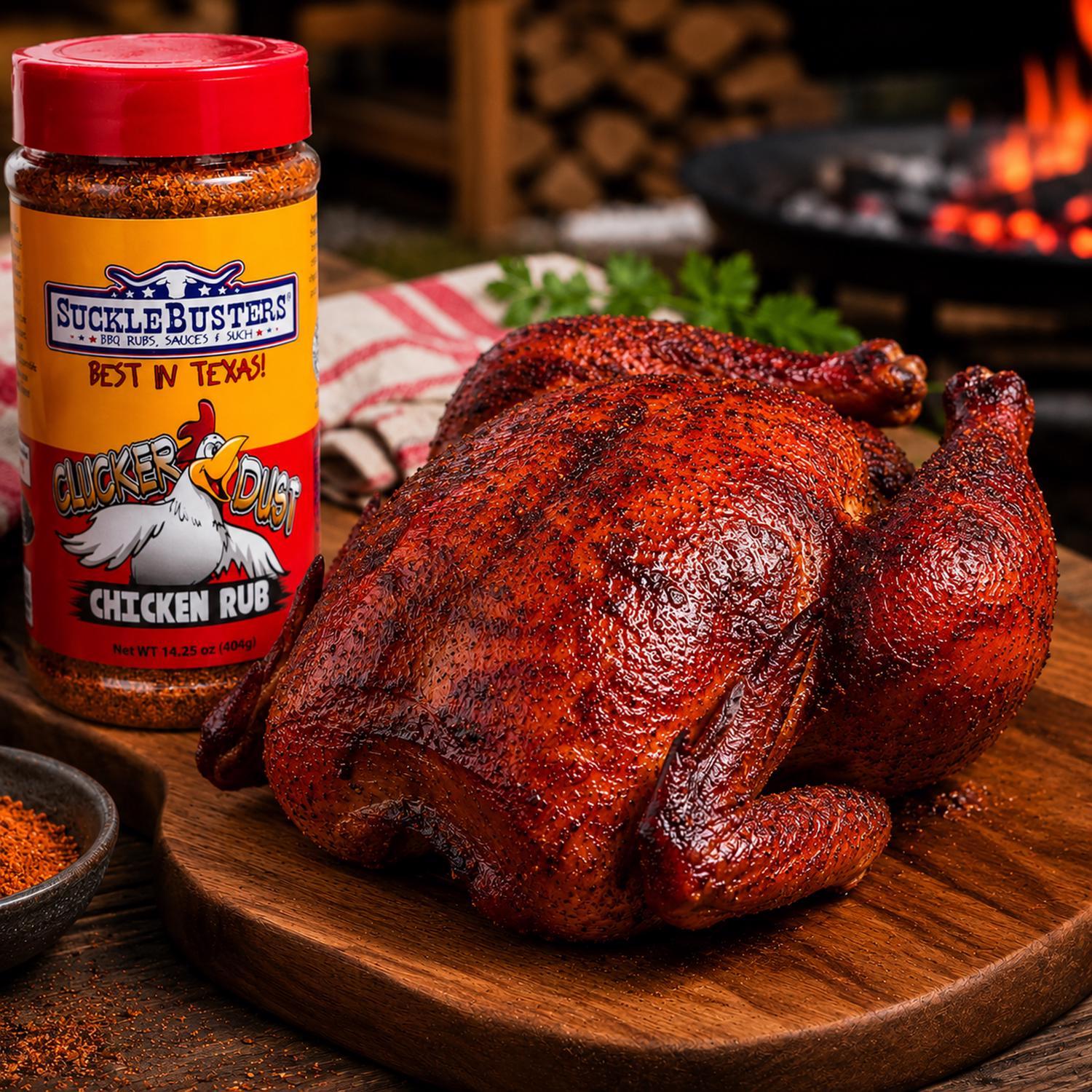 SuckleBusters Clucker Dust BBQ Rub 14.25 oz