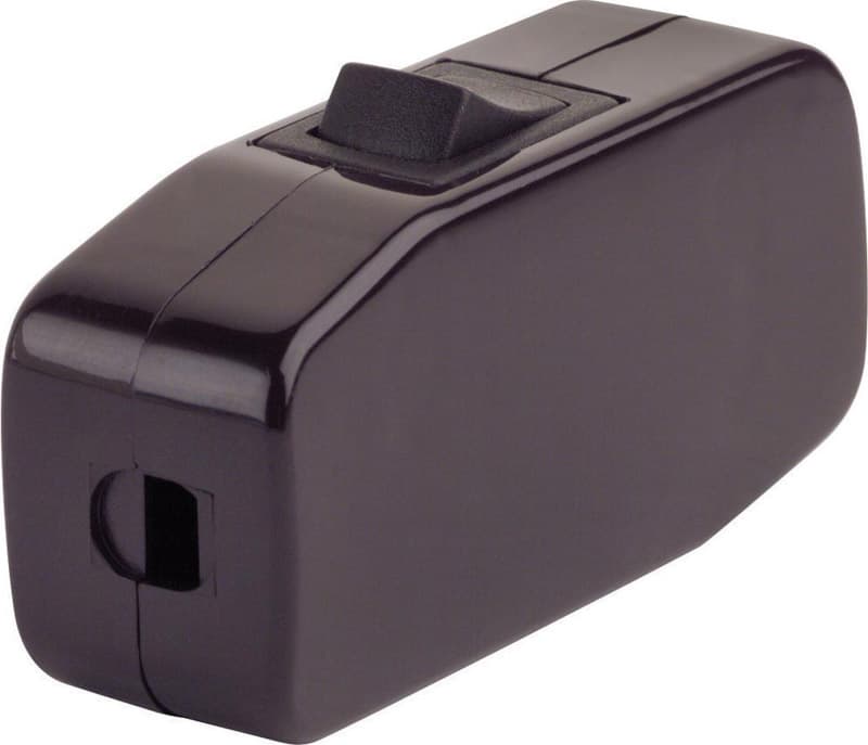 Leviton Lamp Cord Switch 125 V Brown