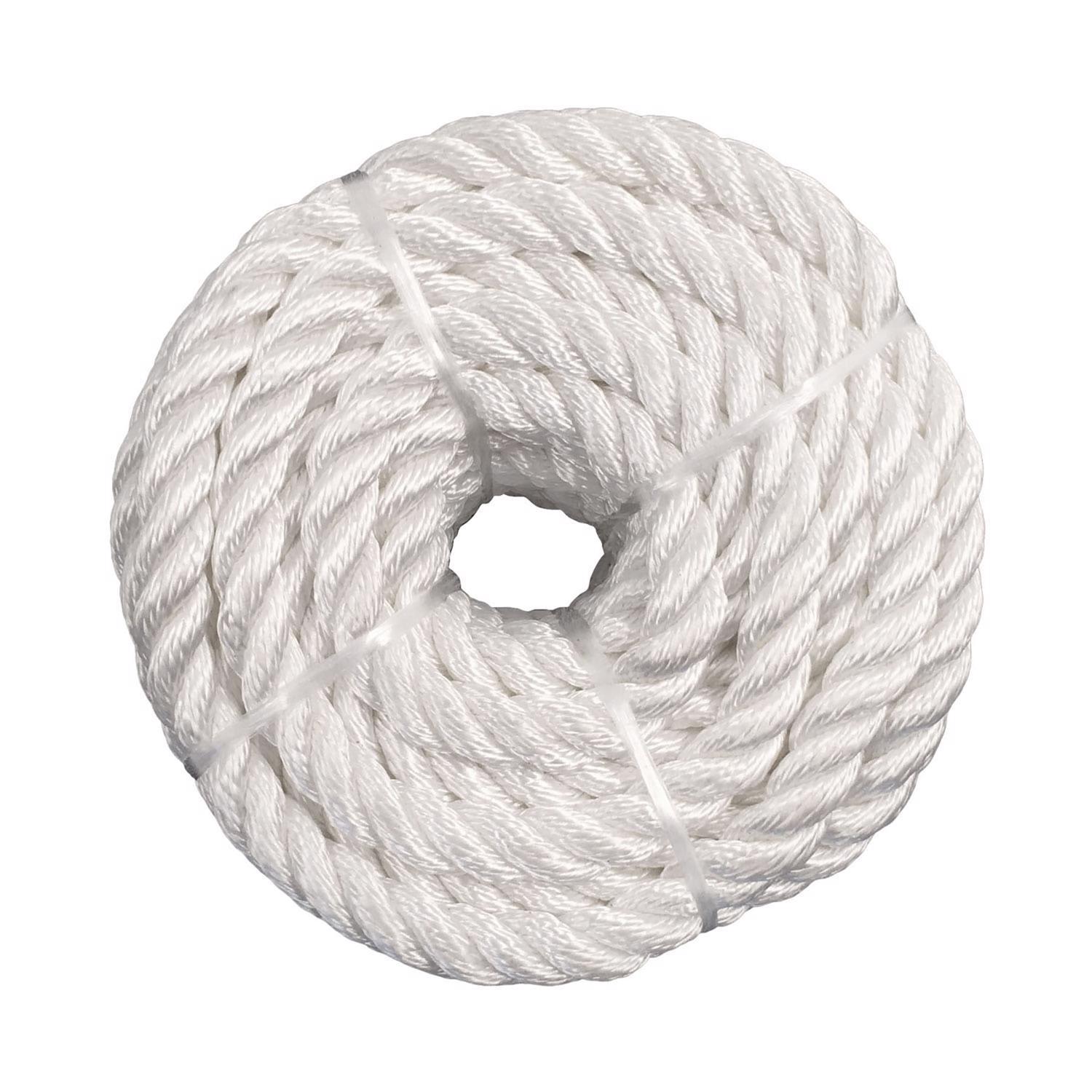 Ace 1/2 in. D X 100 ft. L White Twisted Nylon Rope