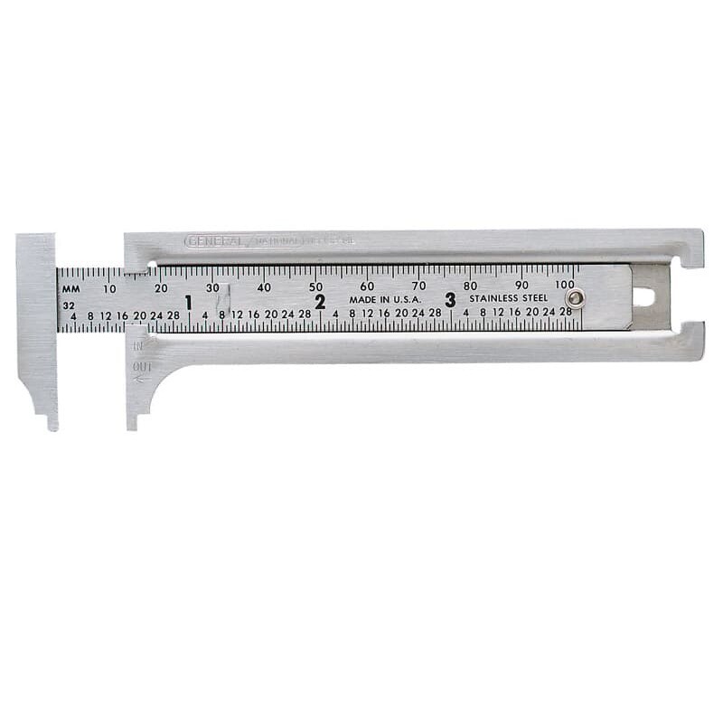 General 8-13/16 in. L X 3 in. W Slide Caliper 1 pc
