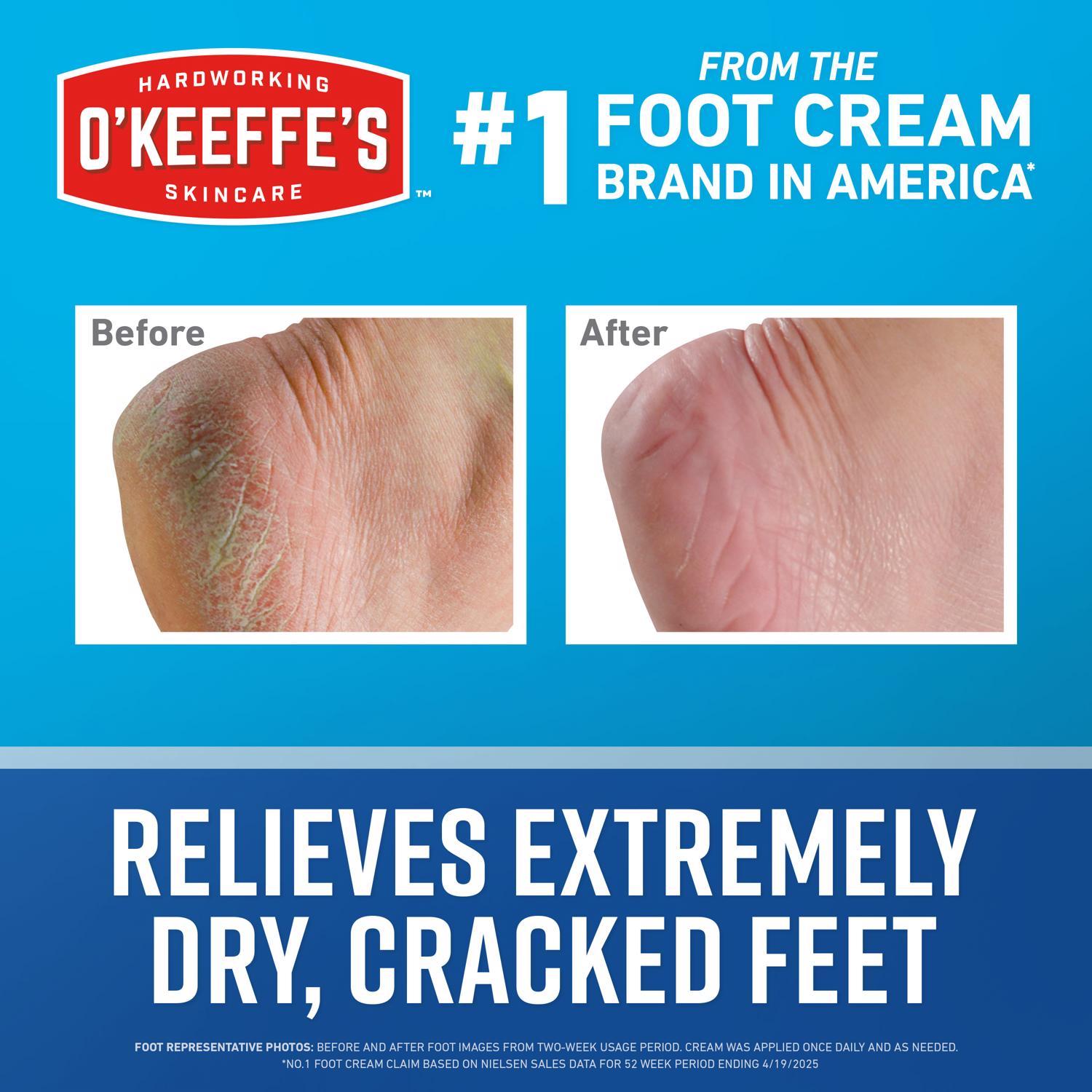 O'Keeffe's Healthy Feet No Scent Foot Repair Cream 3.2 oz 1 pk