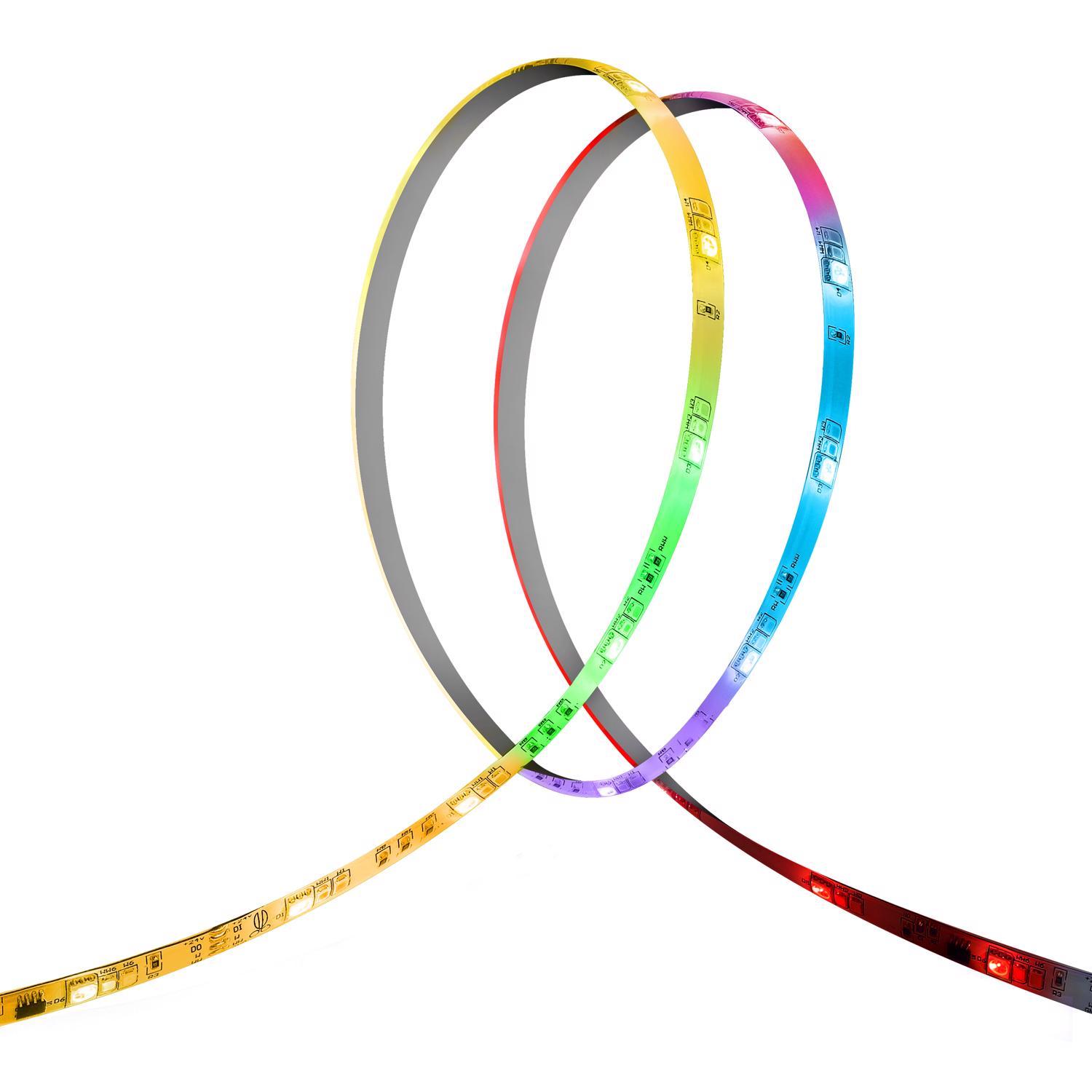 Feit 20 ft. L Color Changing Plug-In LED Tape Light 1 pk