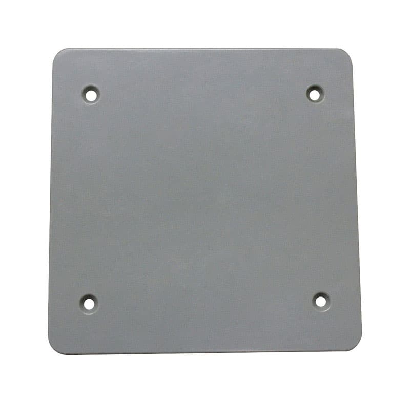 Sigma Engineered Solutions Square Plastic 2 gang 4.84 in. H X 4.84 in. W Flat Box Cover