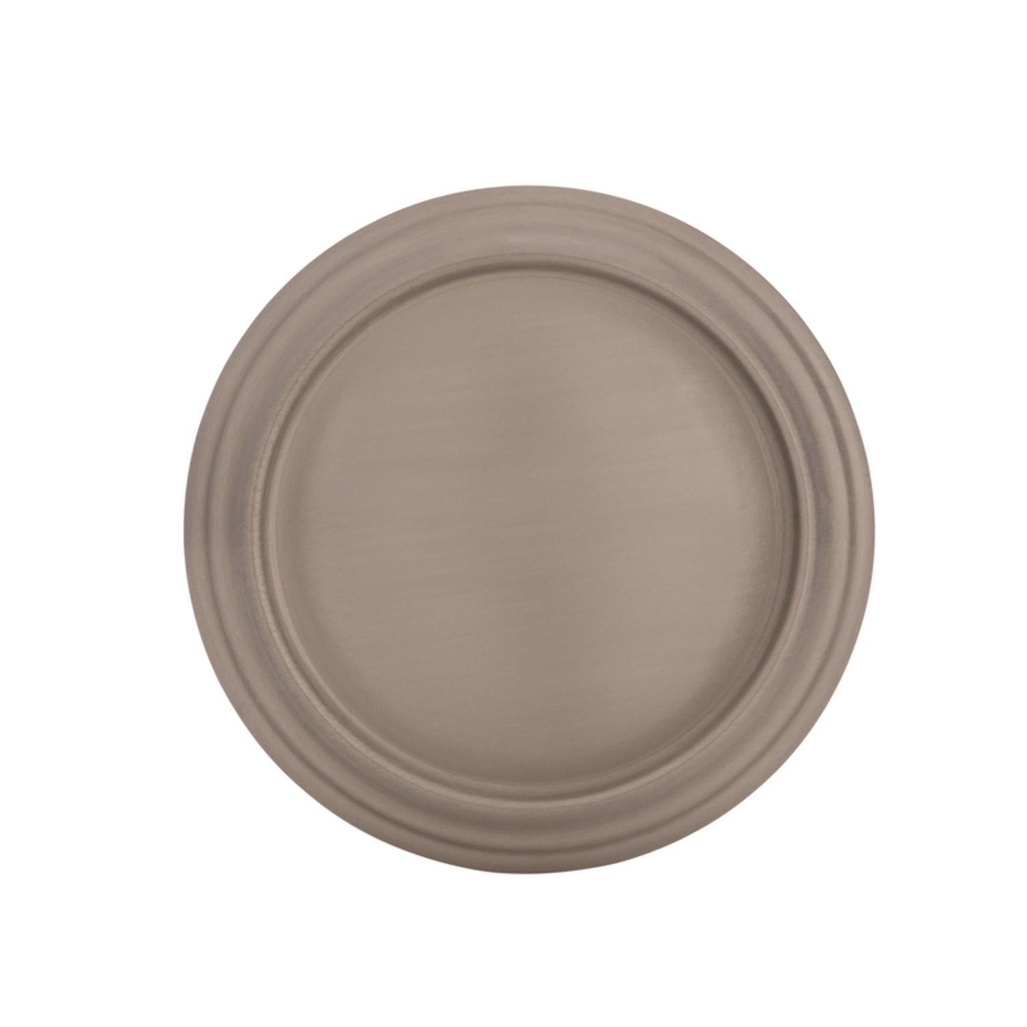 Amerock Revitalize Round Cabinet Knob 1-1/4 in. D 1-1/4 in. Satin Nickel 1 pk