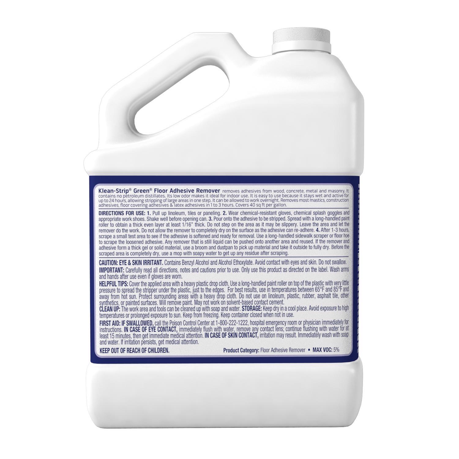 Klean Strip Green Odorless Liquid Floor Adhesive Remover 1 gal