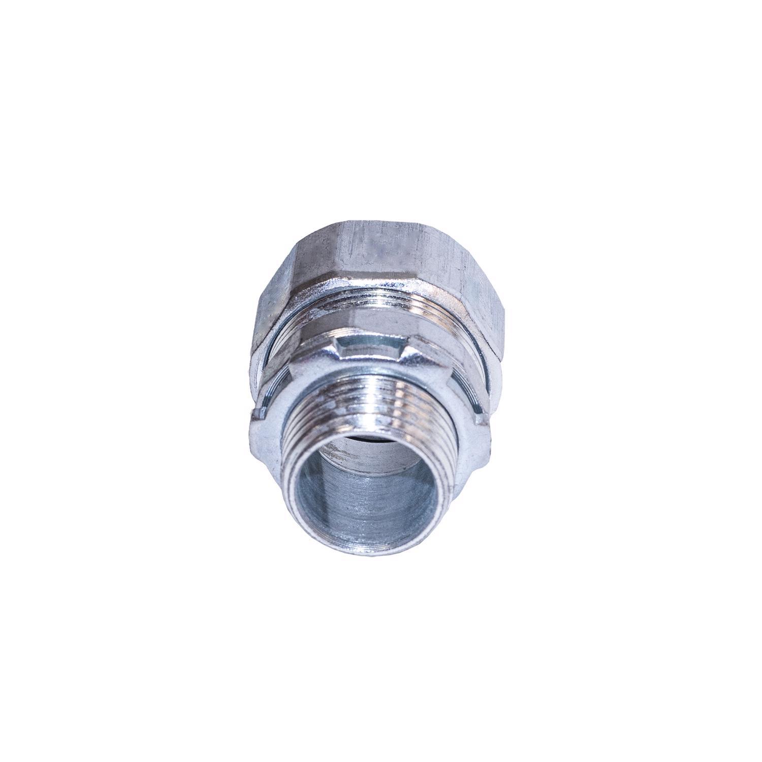 Sigma Engineered Solutions 1/2 in. D Zinc-Plated Steel Compression Connector For Rigid/IMC 1 pk