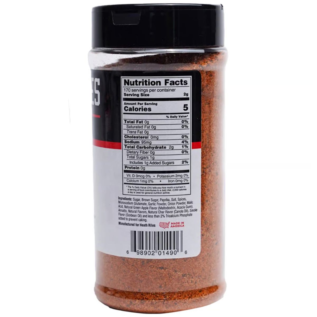 Heath Riles BBQ Apple BBQ Rub 12 oz.