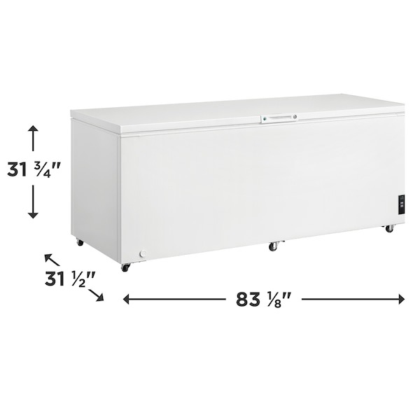 Frigidaire 25 Cu. Ft. Garage Ready Chest Freezer