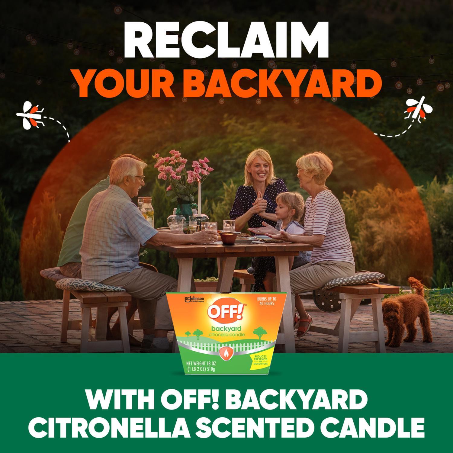 OFF! Citronella Candle Solid 18 oz