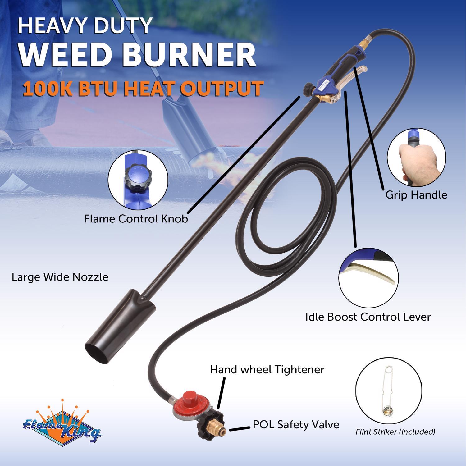 Flame King Weed Burner Weed Torch Kit 1 Piece Propane