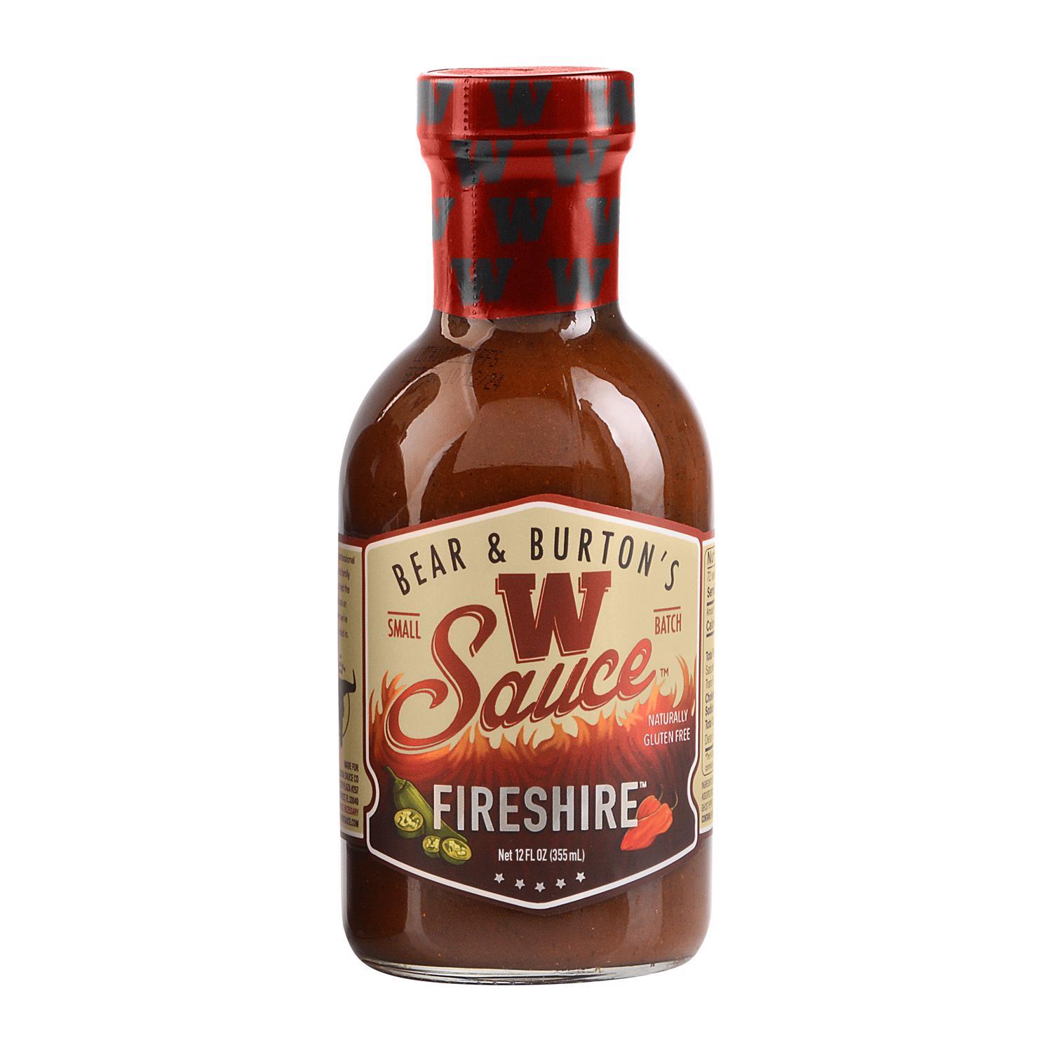 Bear & Burton's The W Sauce Fireshire Sauce 12 oz