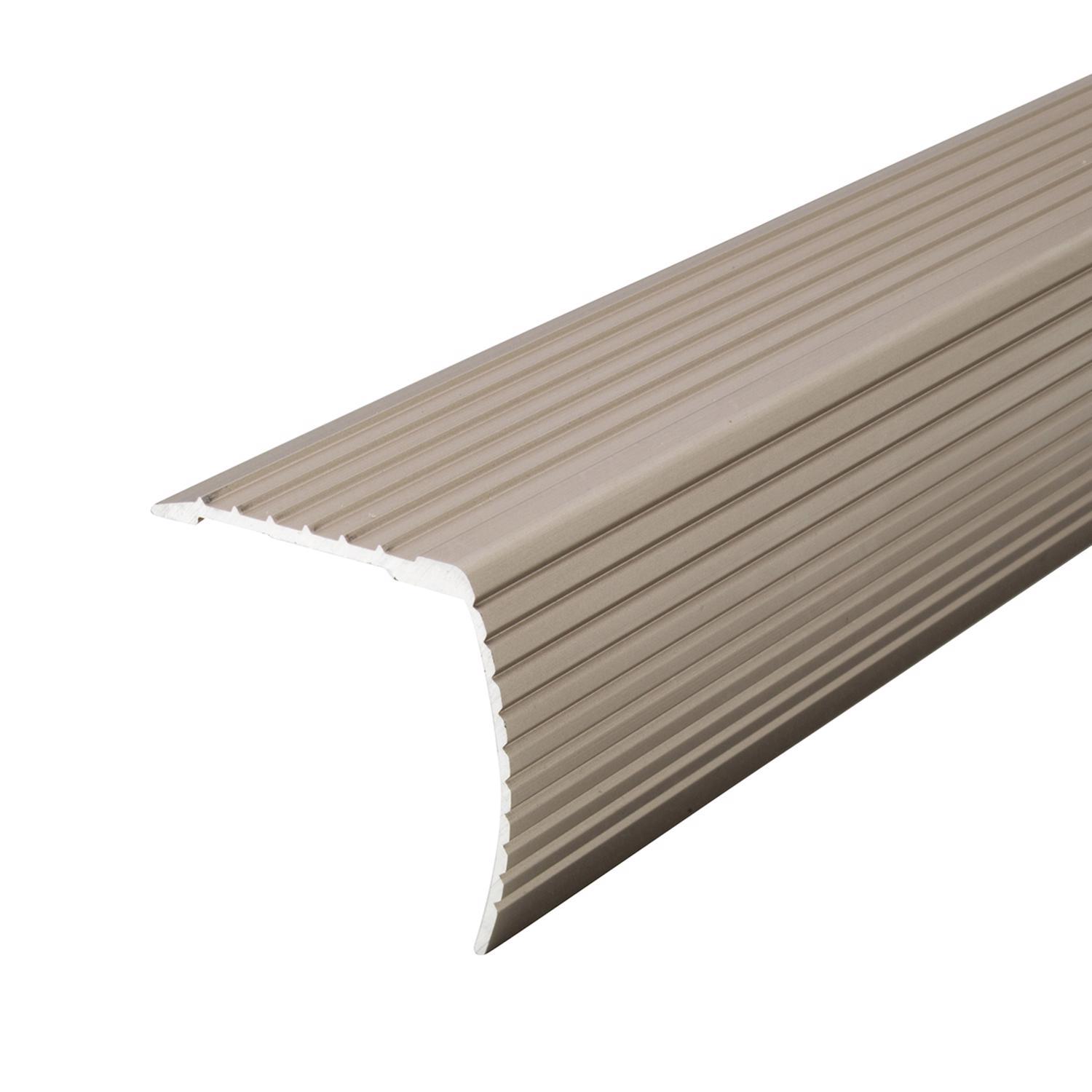 M-D Building Products CINCH 1.125 in. H X 1.125 in. W X 36 in. L Prefinished Satin Nickel Aluminum S