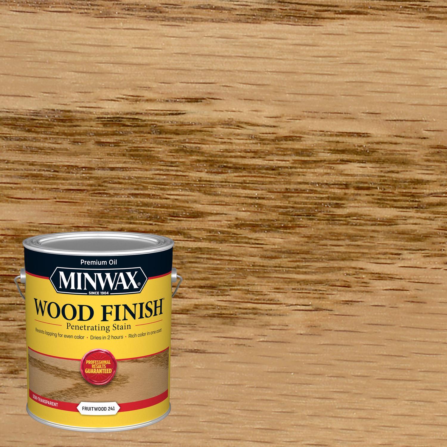 Minwax Wood Finish Semi-Transparent Fruitwood Oil-Based Penetrating Wood Stain 1 gal