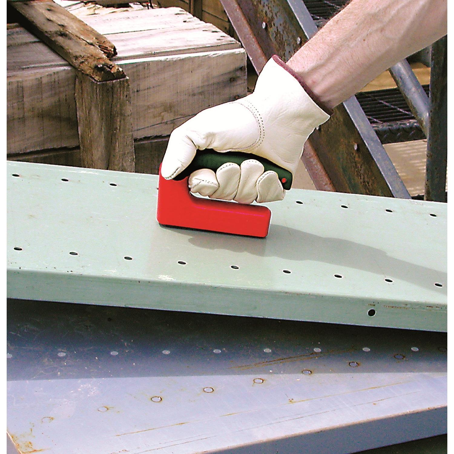 Magnet Source 5.25 in. L X 1 in. W Red Handle Magnet 100 lb. pull 1 pc