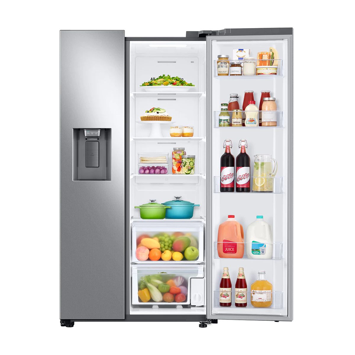 Samsung 36 in. 27.4 cu. ft. Side by Side Refrigerator in Stainless Steel