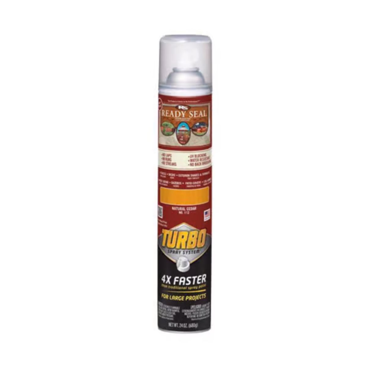 Ready Seal Turbo Spray Natural Cedar Wood Stain 24 oz.