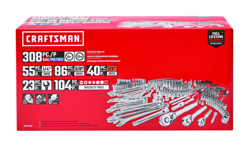 Craftsman 308 socket clearance set