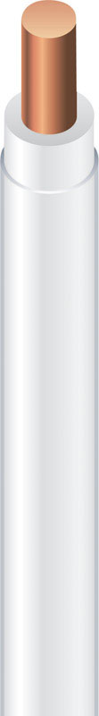 Southwire 500 ft. 12/1 THHN Solid Wire White - Sold by the foot