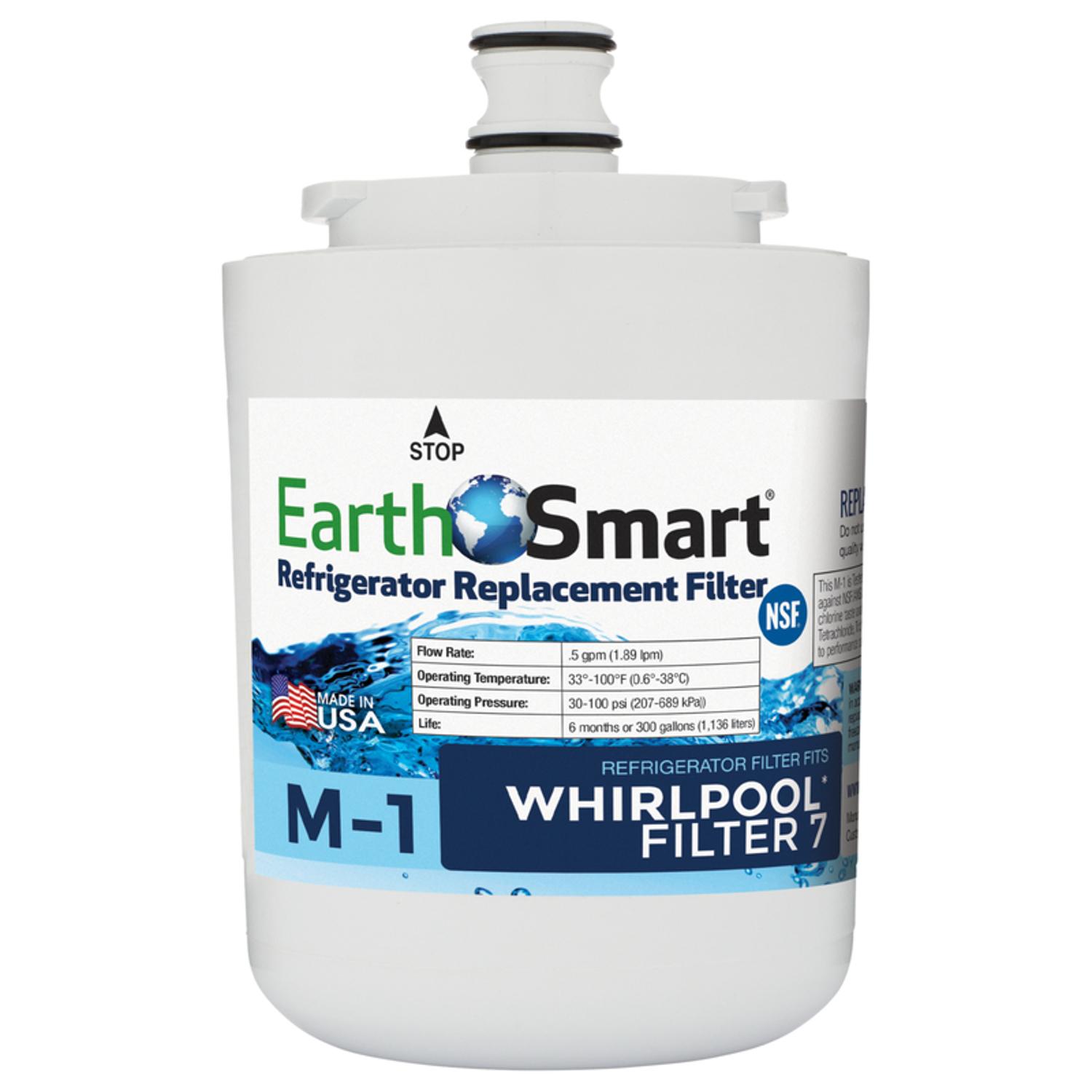 Earthsmart M-1 Refrigerator Replacement Filter For Whirlpool Filter 7
