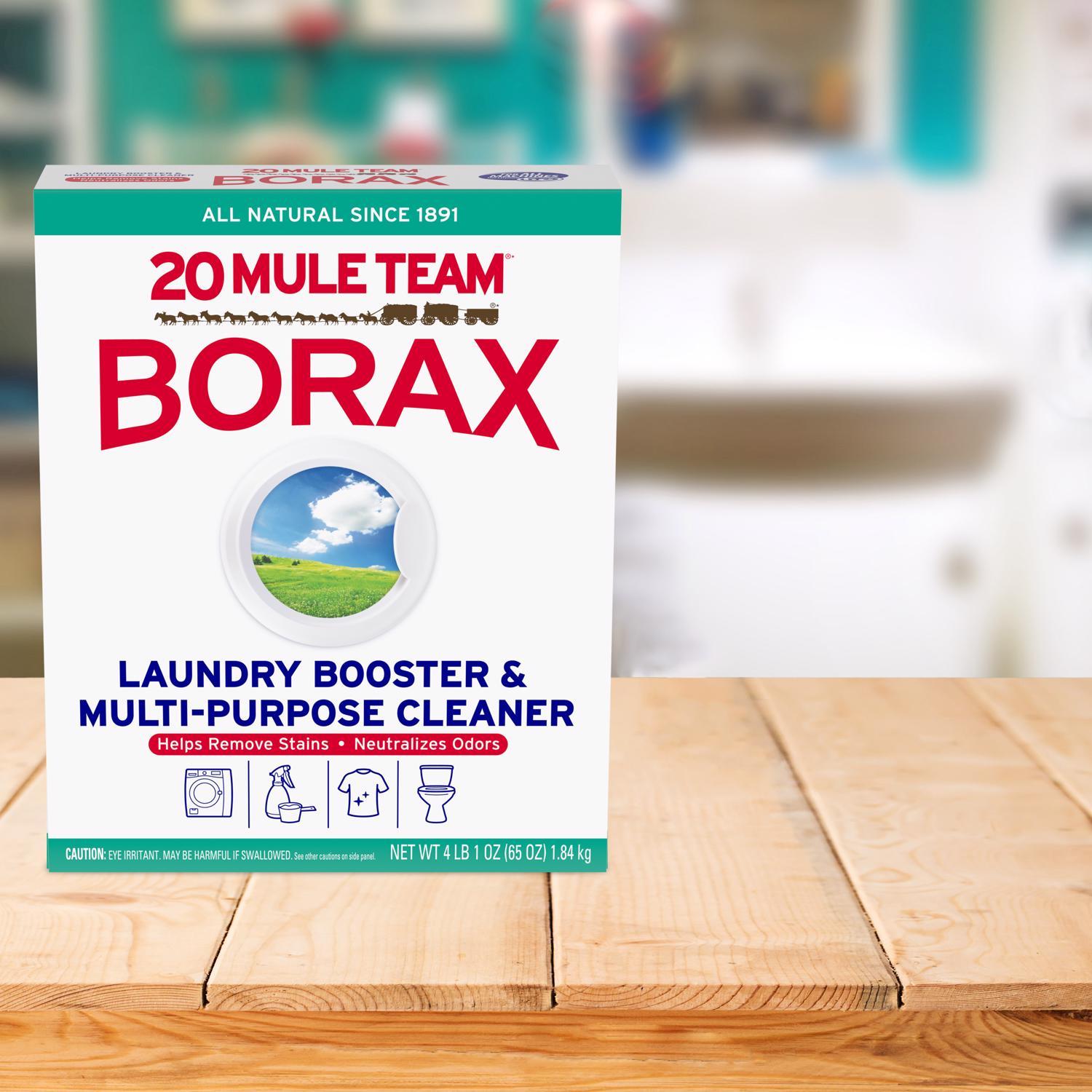 20 Mule Team Borax N/A No Scent Detergent Booster and Household Cleaner Powder 4 lb 1 pk