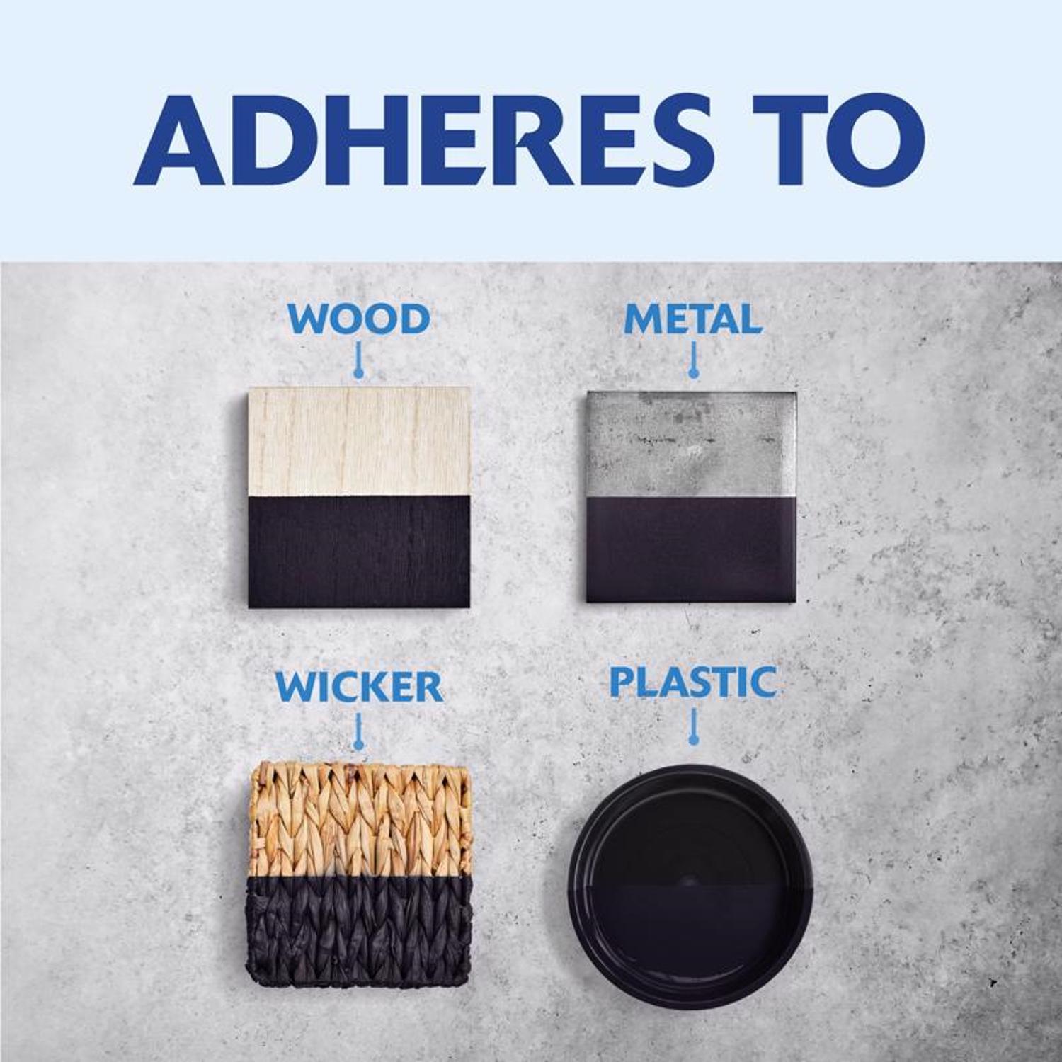 Rust-Oleum Painters Touch Semi-Gloss Black Water-Based Ultra Cover Paint Exterior and Interior 0.5 p