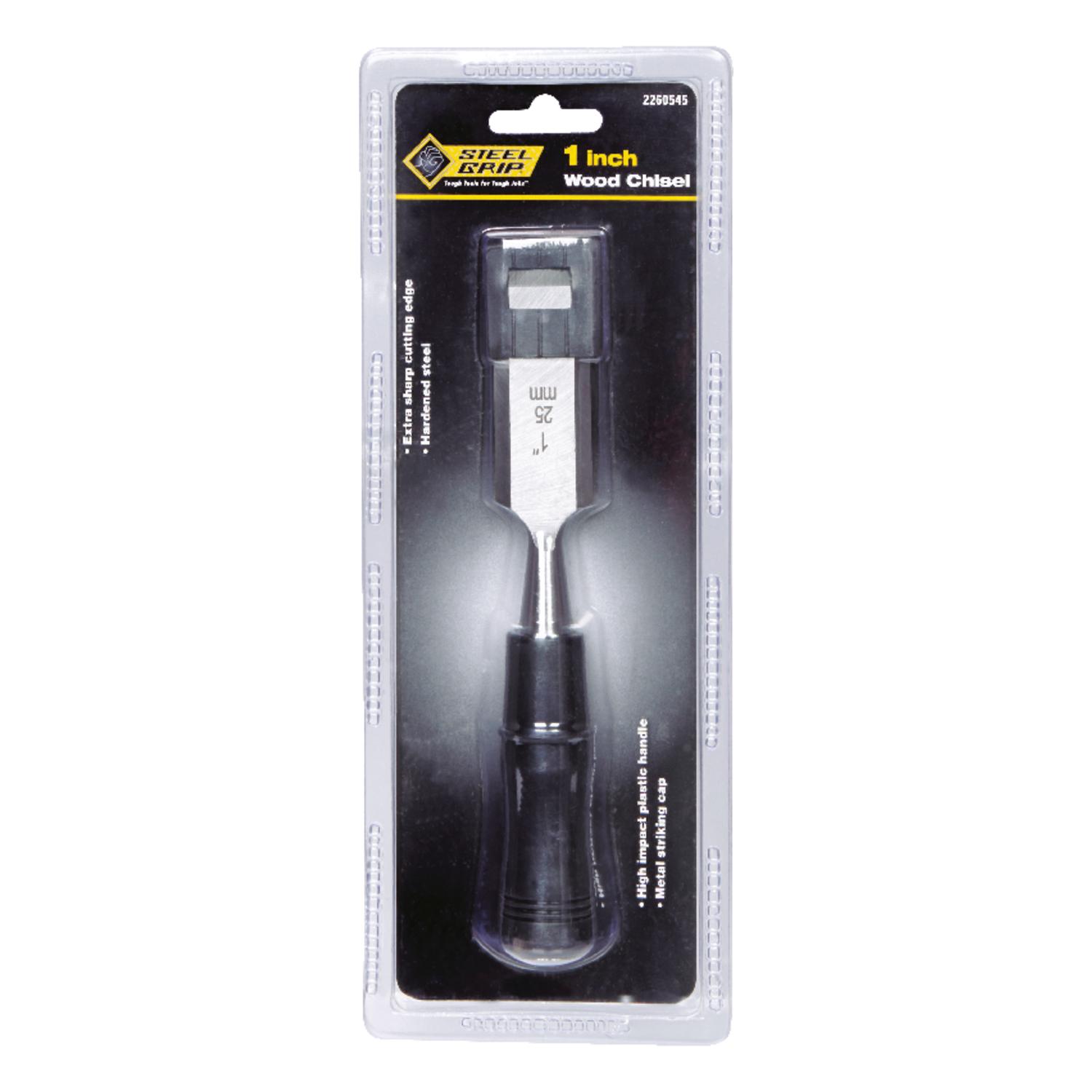 Steel Grip 1 in. W X 4 in. L Wood Chisel 1 pk