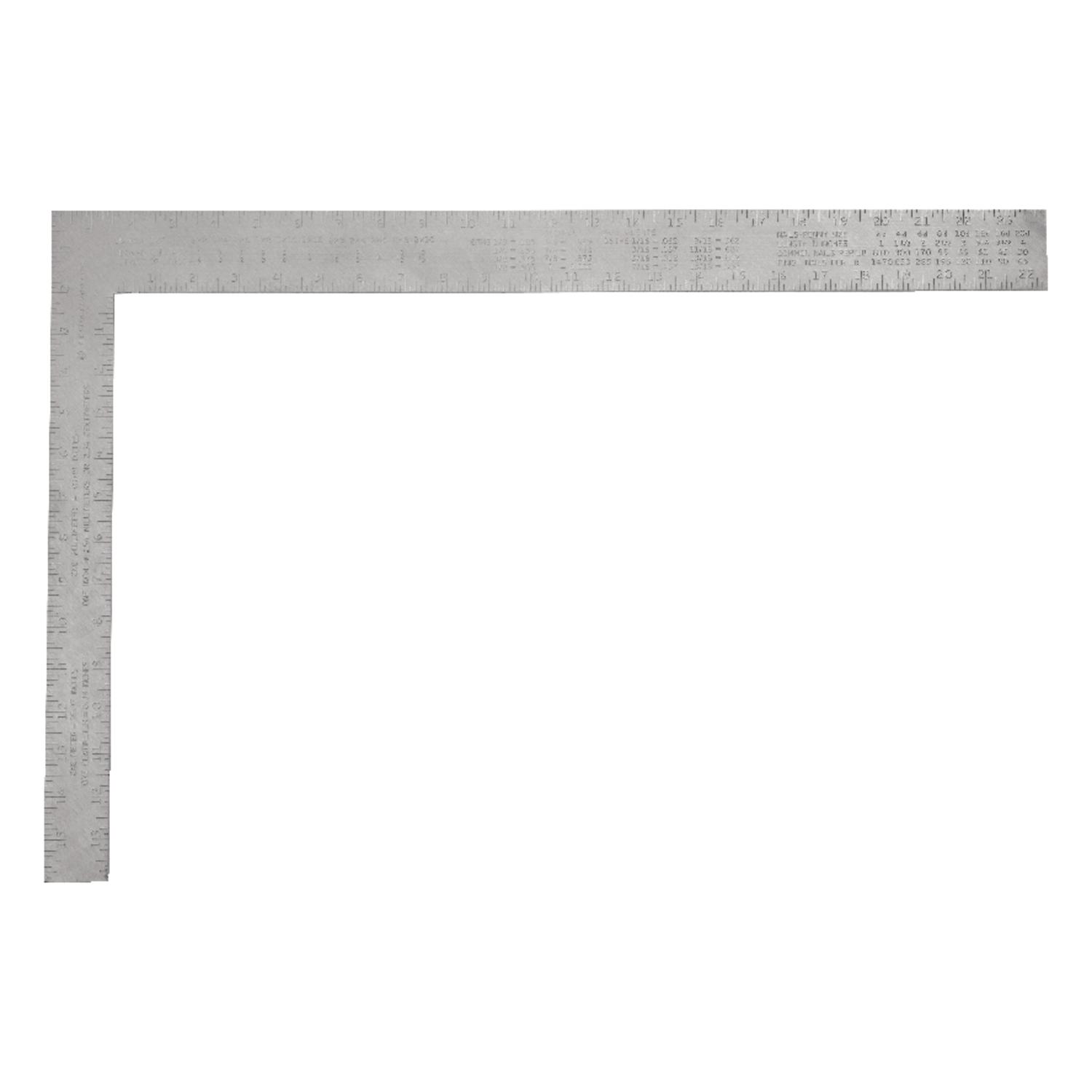 Stanley 24 in. L X 16 in. H Aluminum English Carpenter Square