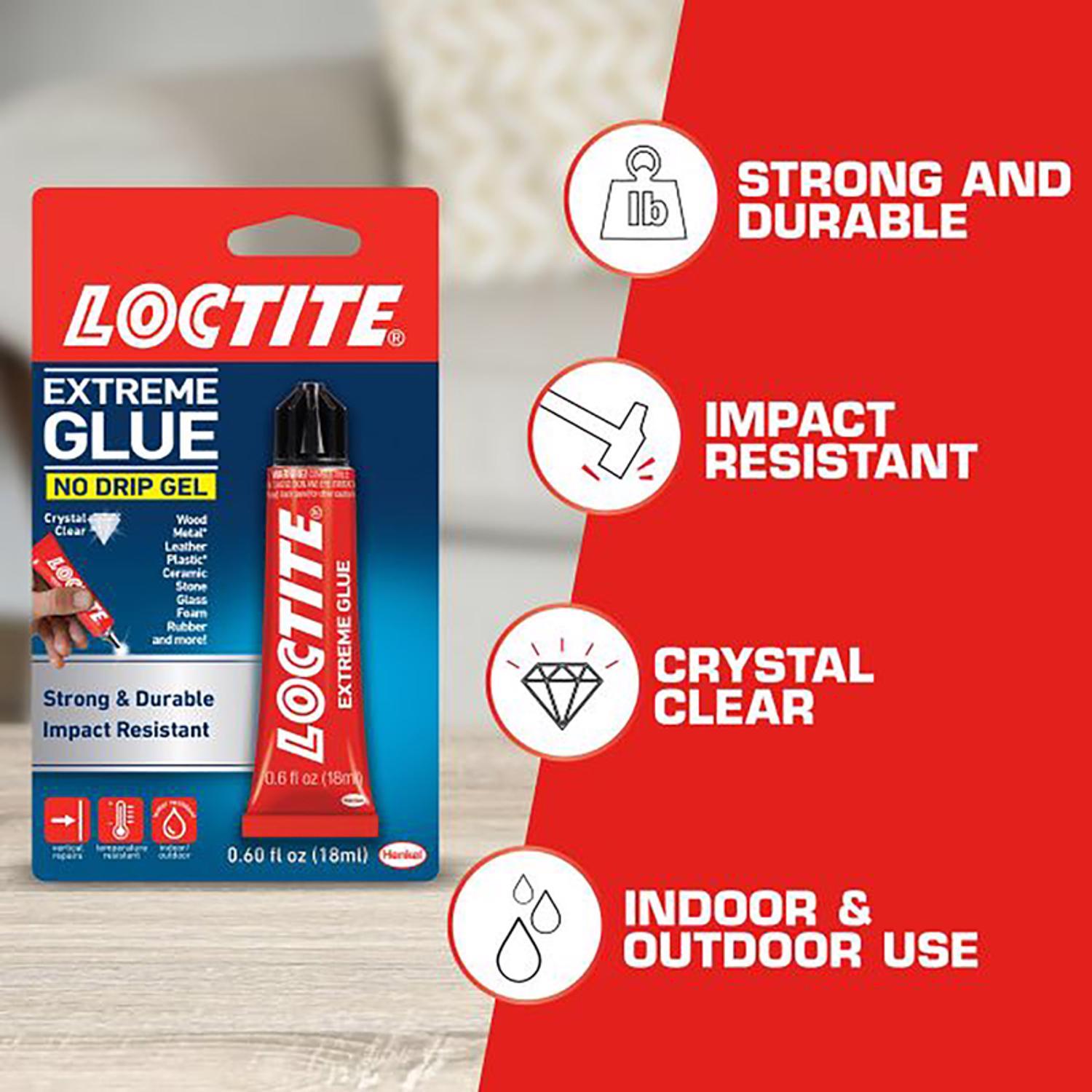 Loctite Extreme High Strength Clear Glue 0.6 oz