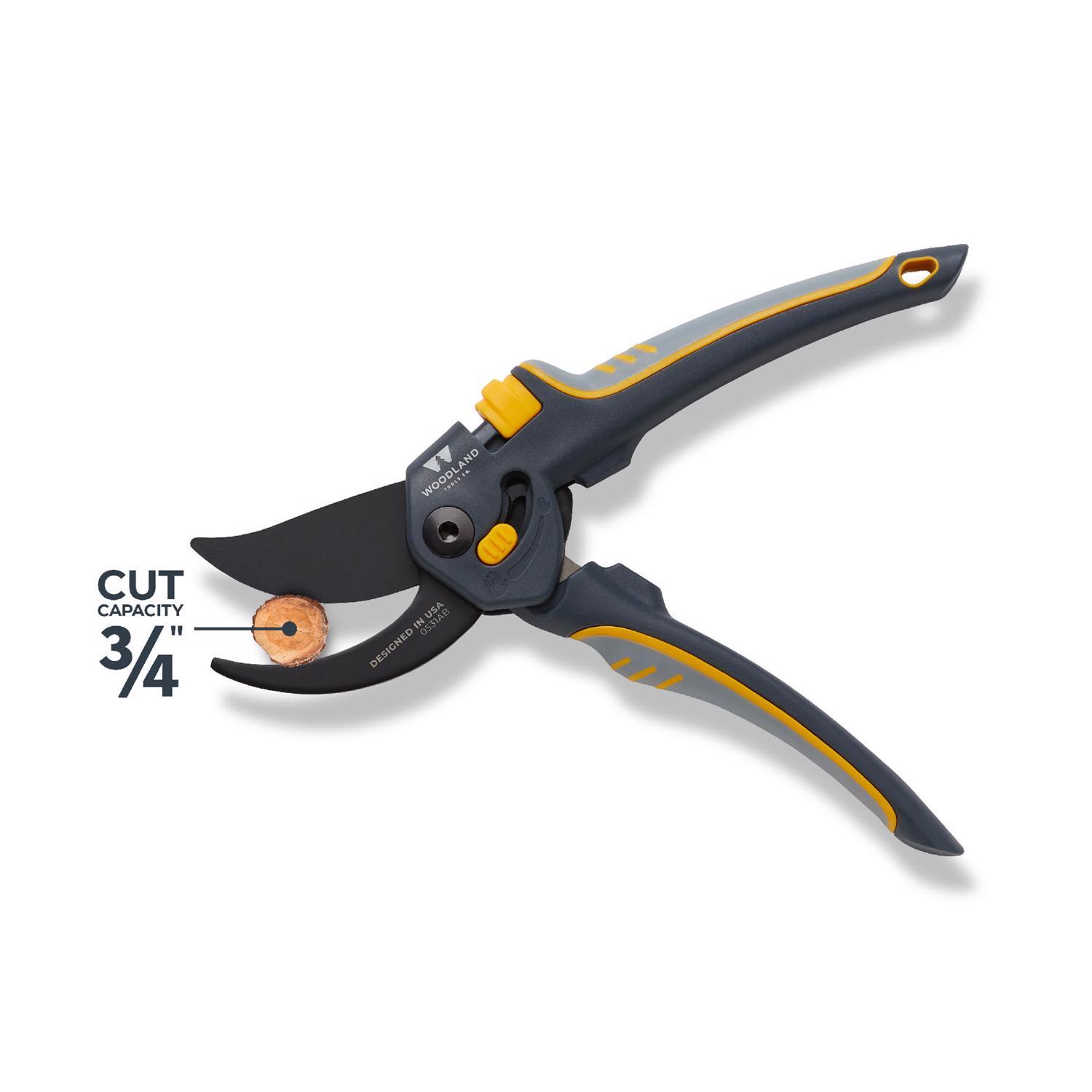 Woodland Tools Max Force High Carbon Steel Bypass Hand Pruner