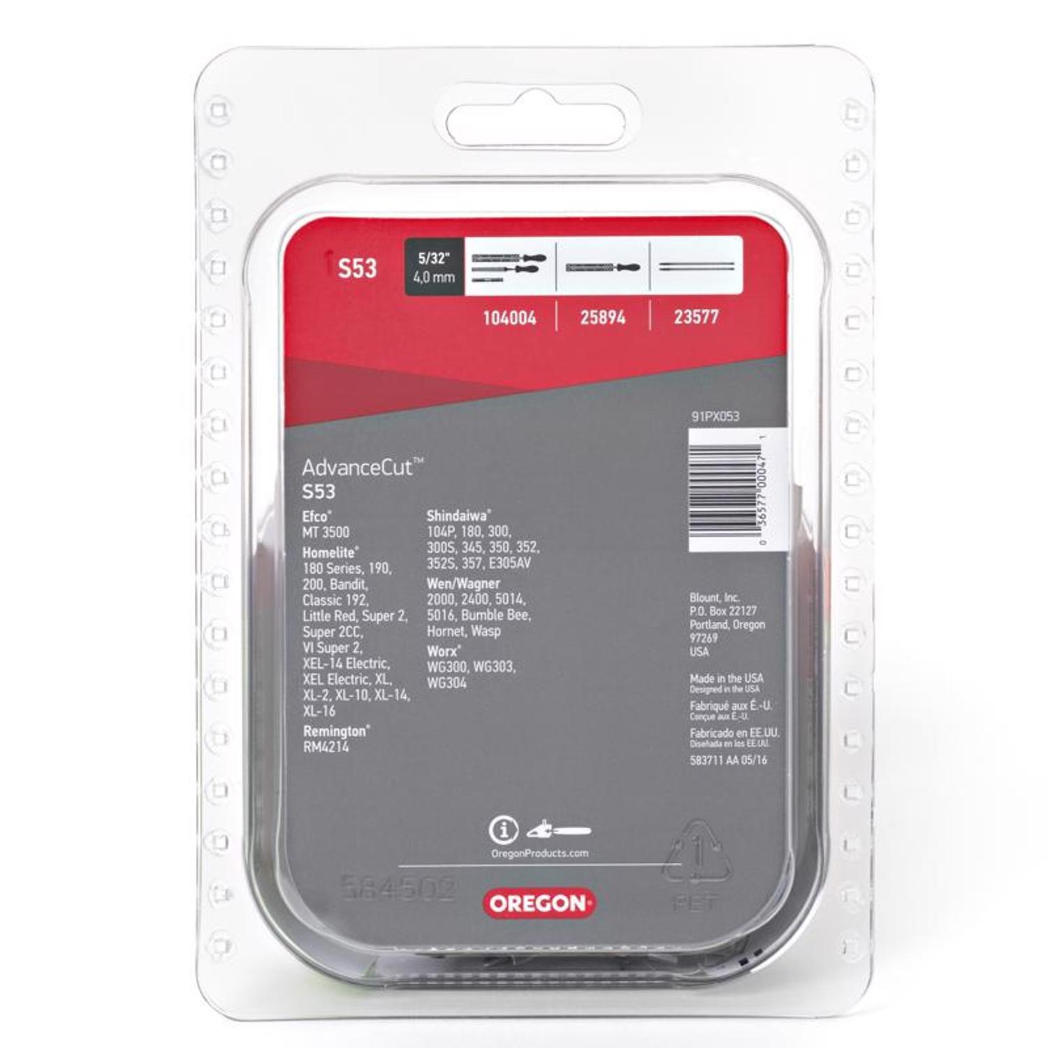Oregon AdvanceCut S53 14 in. Chainsaw Chain 53 links