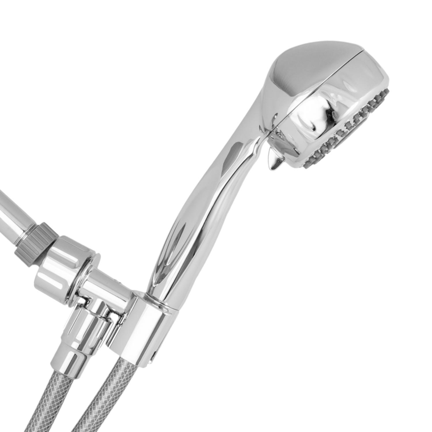 Waterpik PowerSpray Plus Chrome 5 settings Handheld Showerhead 1.8 gpm
