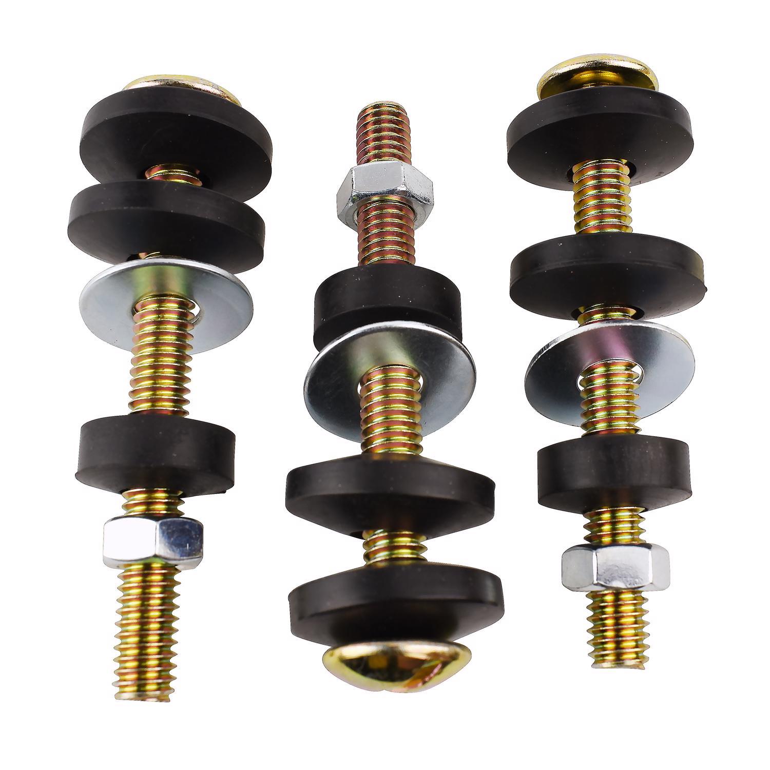 Ace Tank to Bowl Bolts Black Brass Plated