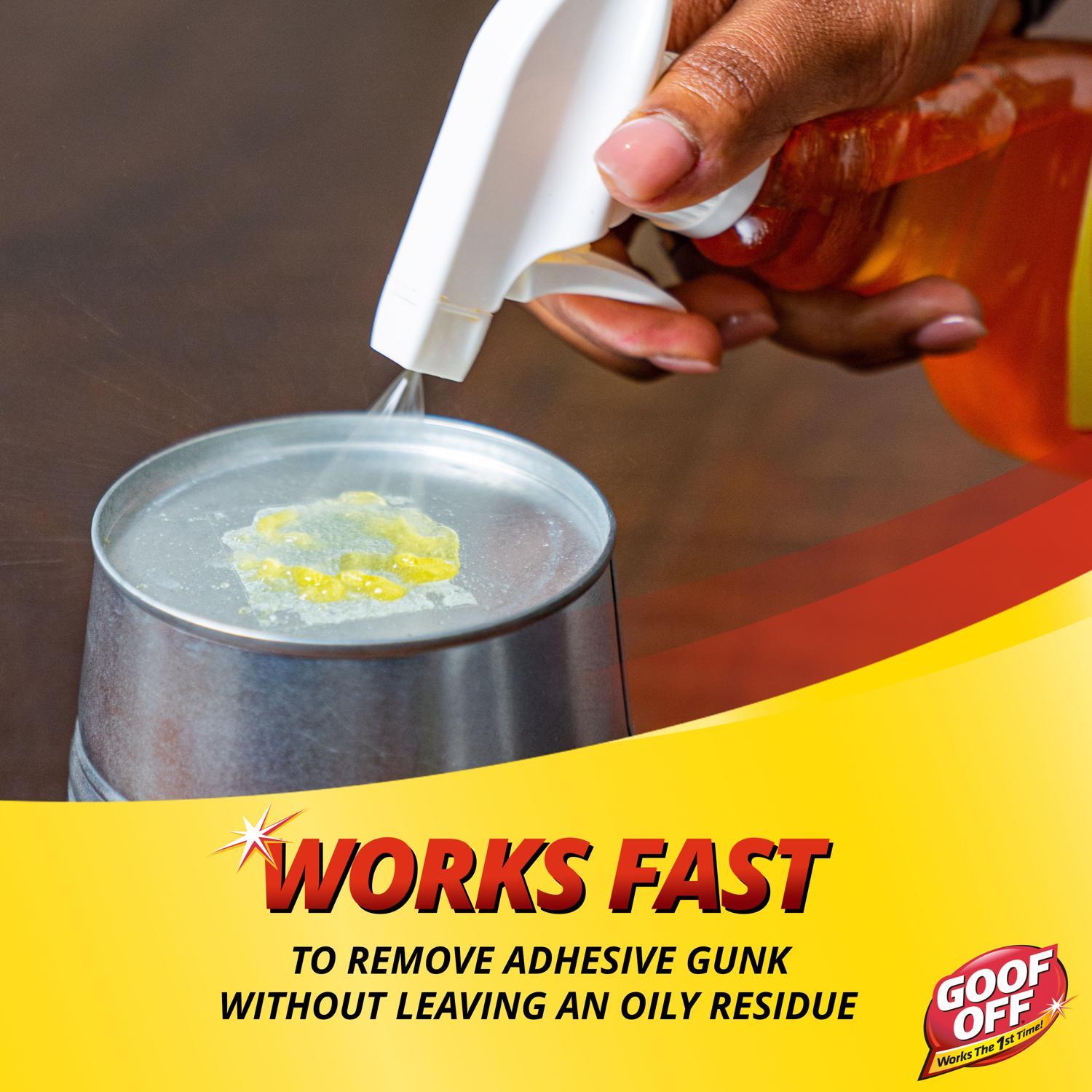 Goof Off Citrus Scent Adhesive Gunk Remover Gel 16 oz