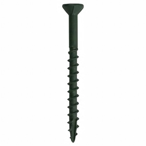 Grip-Rite PrimeGuard Plus No. 10 wire X 4 in. L Green Star Bugle Head Deck Screws 1 lb 50 pk