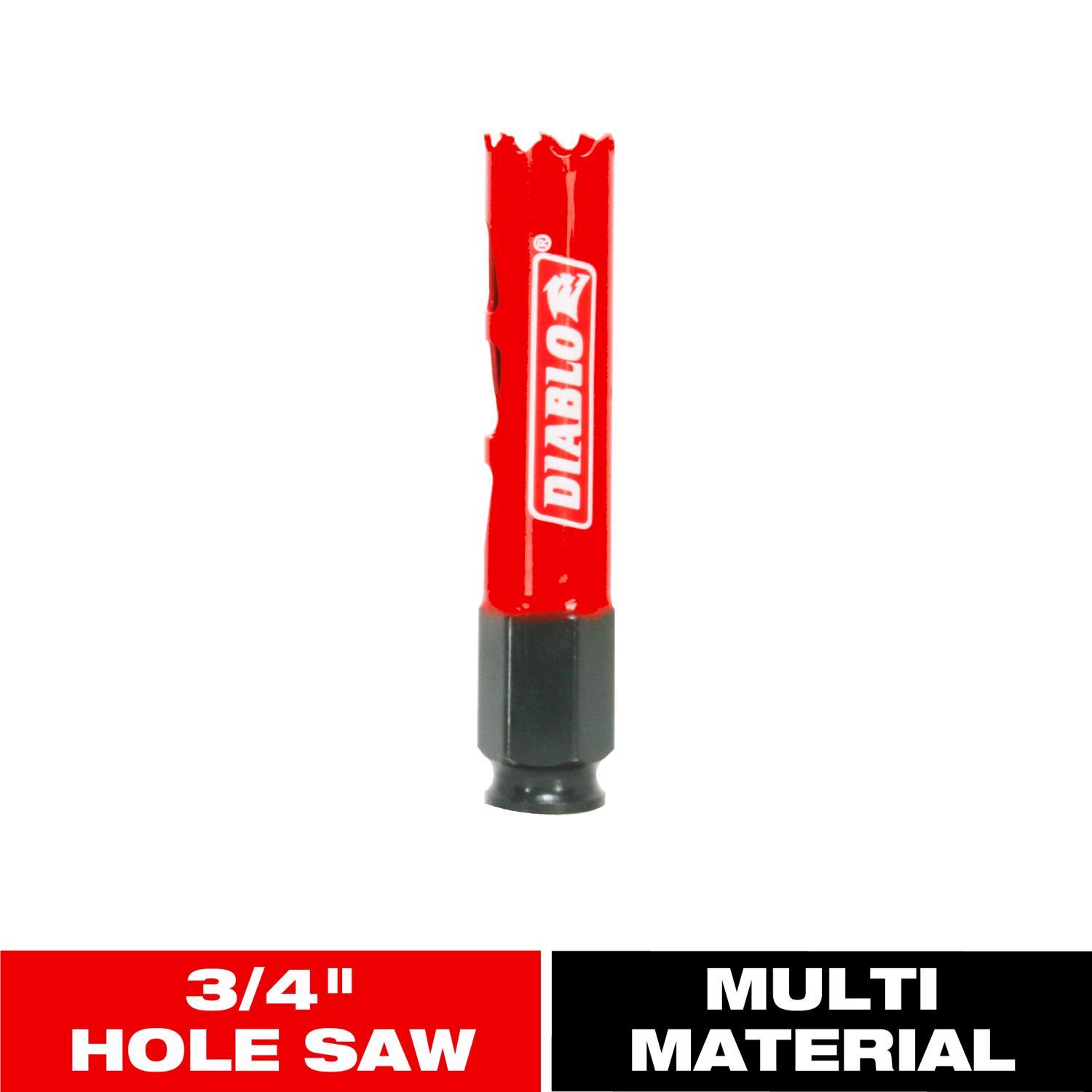 Diablo Snap-Lock Plus 3/4 in. Bi-Metal Hole Saw 1 pc